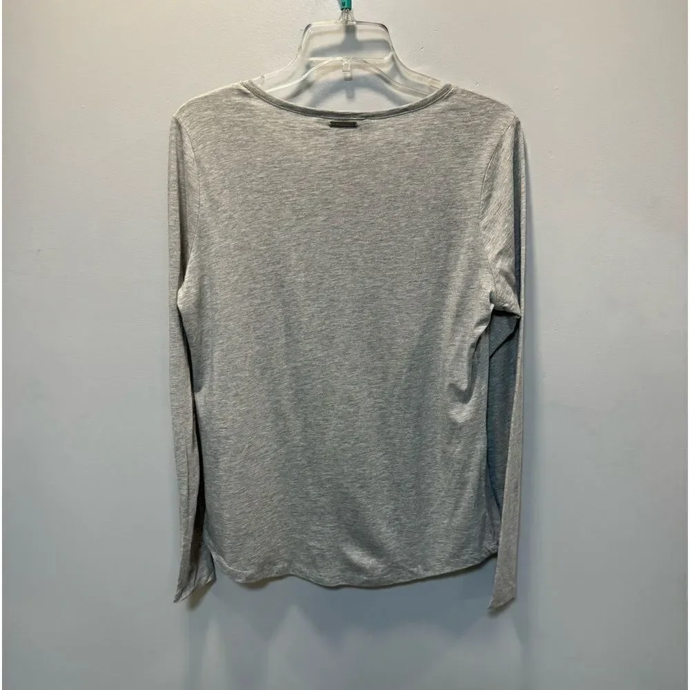 NWOT NEW MICHAEL KORS Woman’s Long Sleeve Tshirt Top Gray sz M